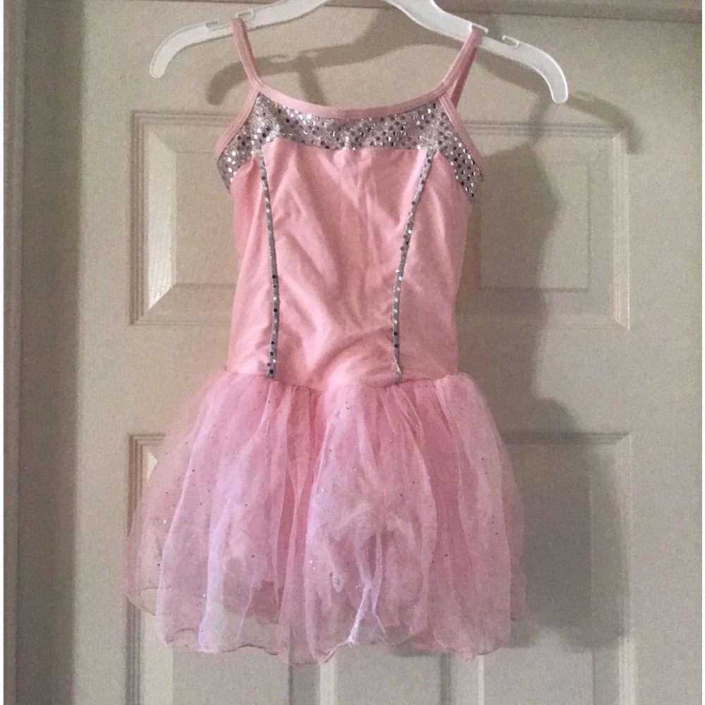 Pink  Ballet Leotard  Tutu Skirt for Kids Size 3 Little Girlś MC